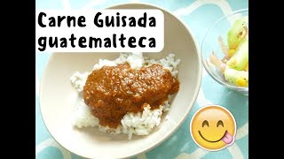 CARNE GUISADA ESTILO GUATEMALTECODELICIOSAAA [upl. by Luke]