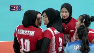 SEA Games 2019 Philippines VS Indonesia Womens Division  Volleyball [upl. by Llehsor]