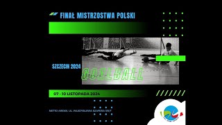 Finał Mistrzostw Polski w Goalballu 2024 Mecze 2327 [upl. by Shyamal]