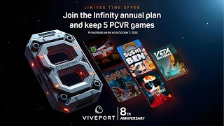 🎂 VIVEPORT 8th Anniversary Promo  Own 5 Top VR Games for FREE [upl. by Shep916]