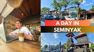 Exploring Seminyak Bali  Solo Travel Vlog [upl. by Bibby276]