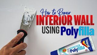 How to Repair Interior Walls Using Polyfilla [upl. by Langille]