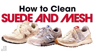 New Balance Shoe Cleaning Tutorial  Suede and Mesh [upl. by Kaltman]