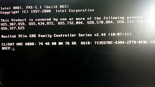 How to fix Client MAC ADDR Error  DHCP Boot Error  PXEMOF  Realtek PCIe GBE Family [upl. by Annaiuq]