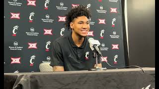 UC Forward Dillon Mitchell Opening Week Presser [upl. by Giacobo]