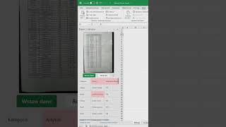 Jak Importować Dane z Obrazów w Excelu excel szefexcel [upl. by Hamas]