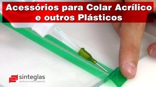 Acessórios para Colar Acrílico e Outros Plásticos  Sinteglas Acrílicos e Colas Especiais [upl. by Judye503]