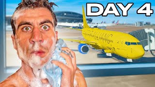 I Lived 7 Days In The Airport For Free [upl. by Eelahs]