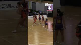 Millie Roach shoots it out of court  Australian Netball Championships [upl. by Eitsud88]