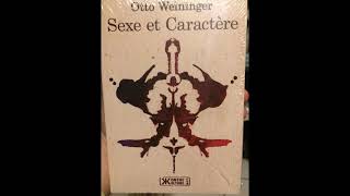 Otto Weininger  LIVRE antiFéministe [upl. by Gaivn]