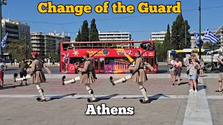 quotThe Ceremonial Changing Of The Guards In Athensquot Summer 2024 Greece [upl. by Venetis]