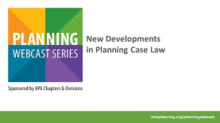 New Developments in Planning Case Law [upl. by Orimisac482]