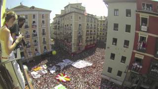 Timelapse del chupinazo de San Fermín 2015 [upl. by Winer]