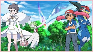 Ash amp Greninja vs Diantha amp Gardevoir AMV  Feel Invincible [upl. by Kaufmann]