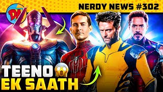 Wolverine amp Tony Stark Together🔥  Galactus Main Villain Deadpool 3 Cameos 😱  Nerdy News 302 [upl. by Kathleen]