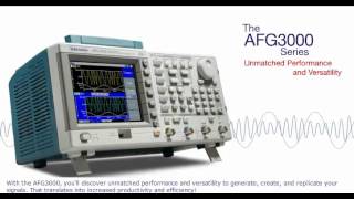 Tektronix AFG3000 Arbitrary  Function Generator [upl. by Zirtaeb]