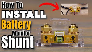 How To Install Battery Monitor Shunt easy Simple [upl. by Idell]