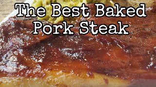 The Best Baked Pork Steak 😋 [upl. by Gar981]