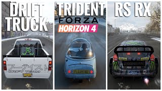 Forza Horizon 4  Chevrolet Drift Truck Peel Trident amp Gymkhana 10 Ford Focus RS RX Gameplay [upl. by Davidson]