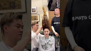 Long Sucking Water Hairstyle Upgraded Version Old Joe Jiuer Eyecatching Bag Uncle Longs Creative [upl. by Alhahs]