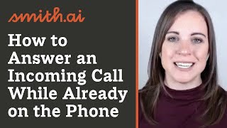 How to Answer an Incoming Call While Already on the Phone [upl. by Brandice]