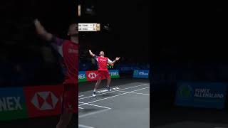 lefthanded wizard Yuta Watanabe shots badminton caulong badmintonchina handballhighlights [upl. by Eirolam]