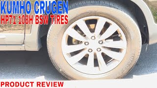 ✅ Kumho Crugen HP71 25560R18 108H BSW Tires 🔴 [upl. by Vitale430]