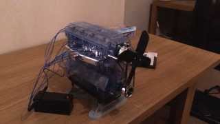 Haynes 4 Cylinder Combustion Engine Working Model [upl. by Asiuqram]