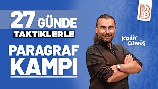 27 Günde Taktiklerle Paragraf Kampı  Kadir Gümüş  2025 [upl. by Erolyat]