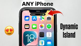 How to Enable Dynamic Island on Any iPhone iOS 18 [upl. by Licec240]