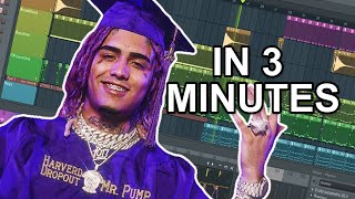 How Lil Pump made quotRacks on Racksquot in 3 minutes [upl. by Annecorinne]