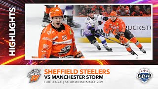 Sheffield Steelers v Manchester Storm  2nd March 2024 [upl. by Magree]