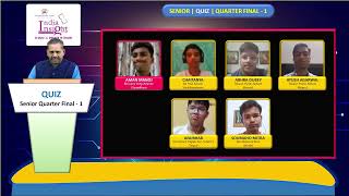 Senior Quiz  Quarter Final 1  India Insight 2324 [upl. by Ireva]