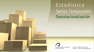 Análisis de series temporales con Excel  Eliminación de la estacionalidad [upl. by Natanoy]