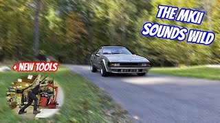 My Turbo MKII Supra is Alive and New Shop Equipment [upl. by Nifares]