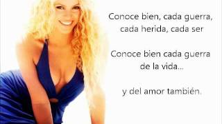 Lyrics Shakira  La quiero a morir [upl. by Ratcliff269]