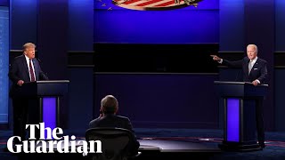 Will you shut up man Biden and Trump clash in first US presidential debate [upl. by Refotsirhc]