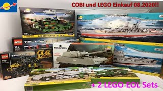 COBI und LEGO Einkauf 082020 2 EOL Sets [upl. by Awram]