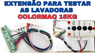 extensão para testar a lavadora colormaq 15kg usando no mega giga de testes 3 em 1 [upl. by Shanahan]