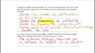 AQA Alevel Chemistry  KINETICS Y13  Part 1 [upl. by Bega486]