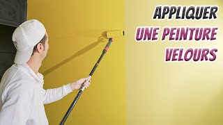 Appliquer De La Peinture Velours Sur Des Murs [upl. by Aciret]