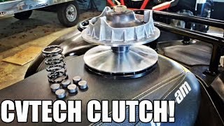 CVTech Clutch on Canam AMAZING RESULTS [upl. by Sirdi]