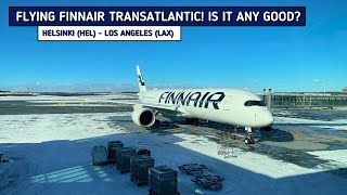 REVIEW  Finnair  Helsinki HEL  Los Angeles LAX  Airbus A350900  Economy [upl. by Messere81]