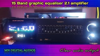 15 band graphic equaliser 21 amplifier with clear audio  தமிழில் [upl. by Rengia]