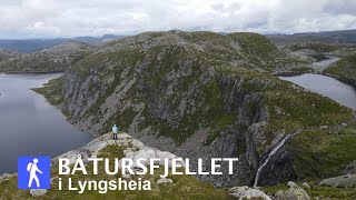 Båtursfjellet 865 moh via Svartavatnet i Lyngsheia Hjelmeland [upl. by Sande]