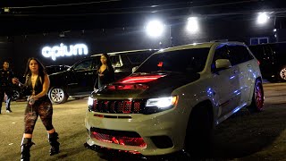 Boosie Fleet Trackhawks Rolls Royces Mercedes Corvette at OPIUM Night Club Atlanta [upl. by Guglielmo]