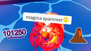 This MAGMA Combo ONE SHOTS ANY PLAYER  Bounty Hunting  Magma Combo Blox Fruits [upl. by Angadresma276]