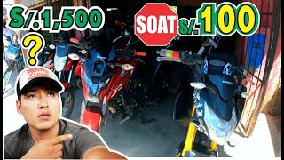 MOTOS BARATAS con el SOAT mas BARATO del PERU │LA TUPAC  PUCALLPA [upl. by Aubree938]