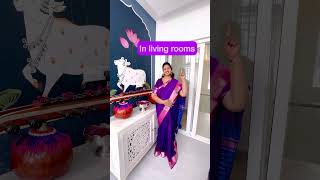 navratrinavratricolours2024interiordesign purple home mangalagirisilksarees tbz [upl. by Akina]