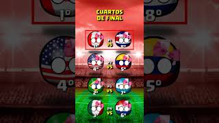 CANADÁ EN LA COPA ORO FEMENINA 2024 countryballs [upl. by Arodoet]